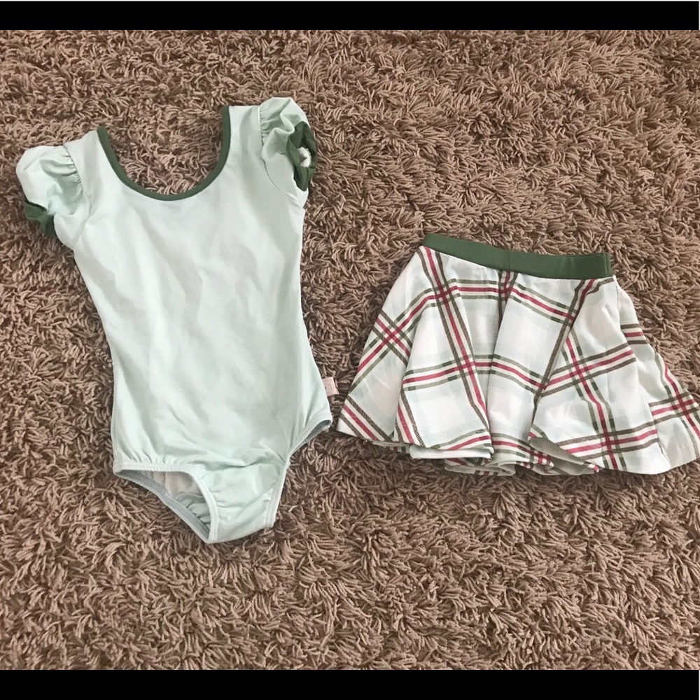 Omi Jo 12m Good Cheer Leotard and Skirt